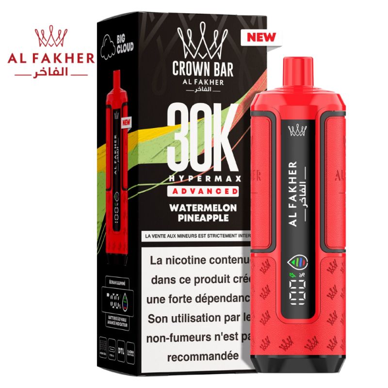 puff-crown-bar-30k-2x10ml-hypermax-advanced-al-fakher