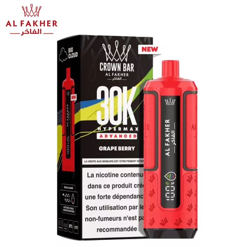 puff-crown-bar-30k-2x10ml-hypermax-advanced-al-fakher