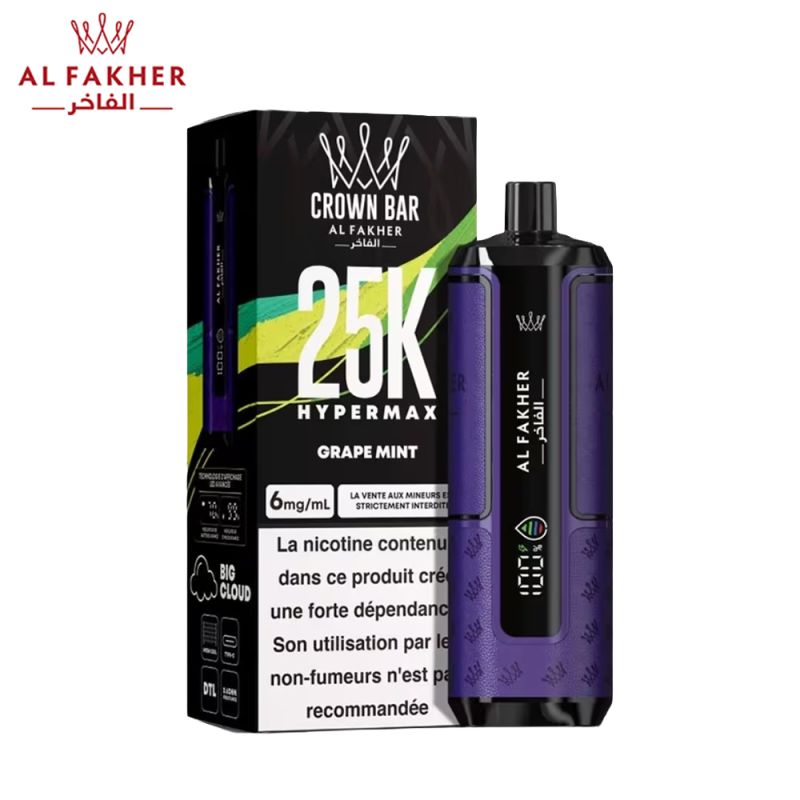 puff-crown-bar-30k-2x10ml-hypermax-advanced-al-fakher