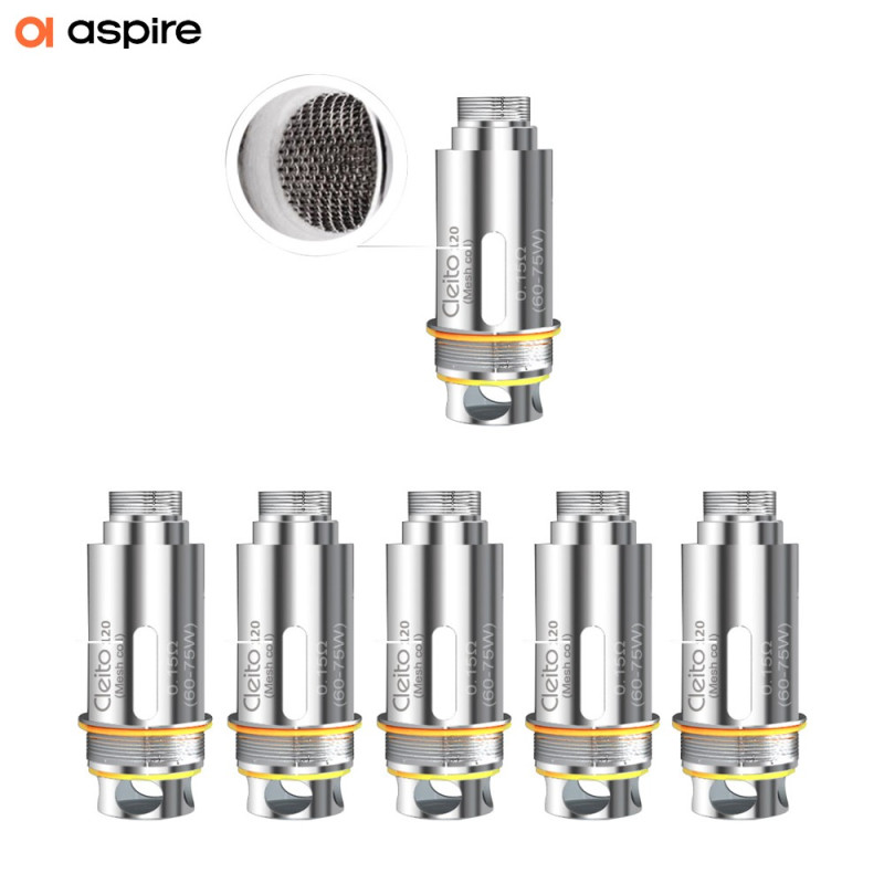 resistances-mesh-cleito-120-pro-5pcs-aspire