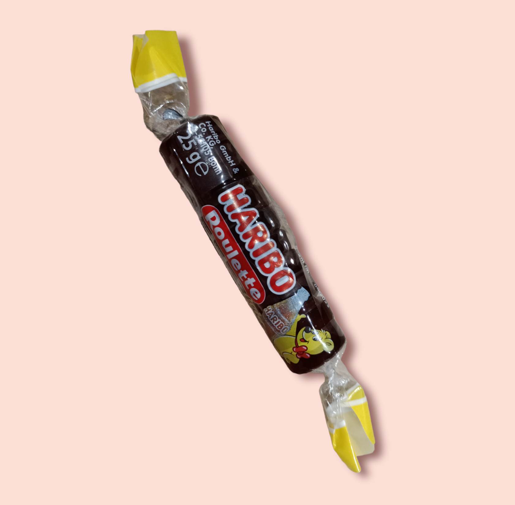 Roulette Cola Haribo, bonbon cola Haribo, rouleau haribo cola
