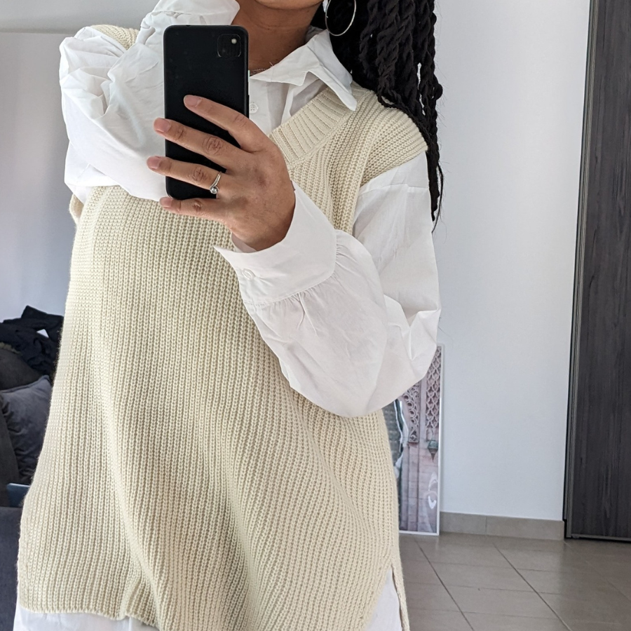 Pull sans manche