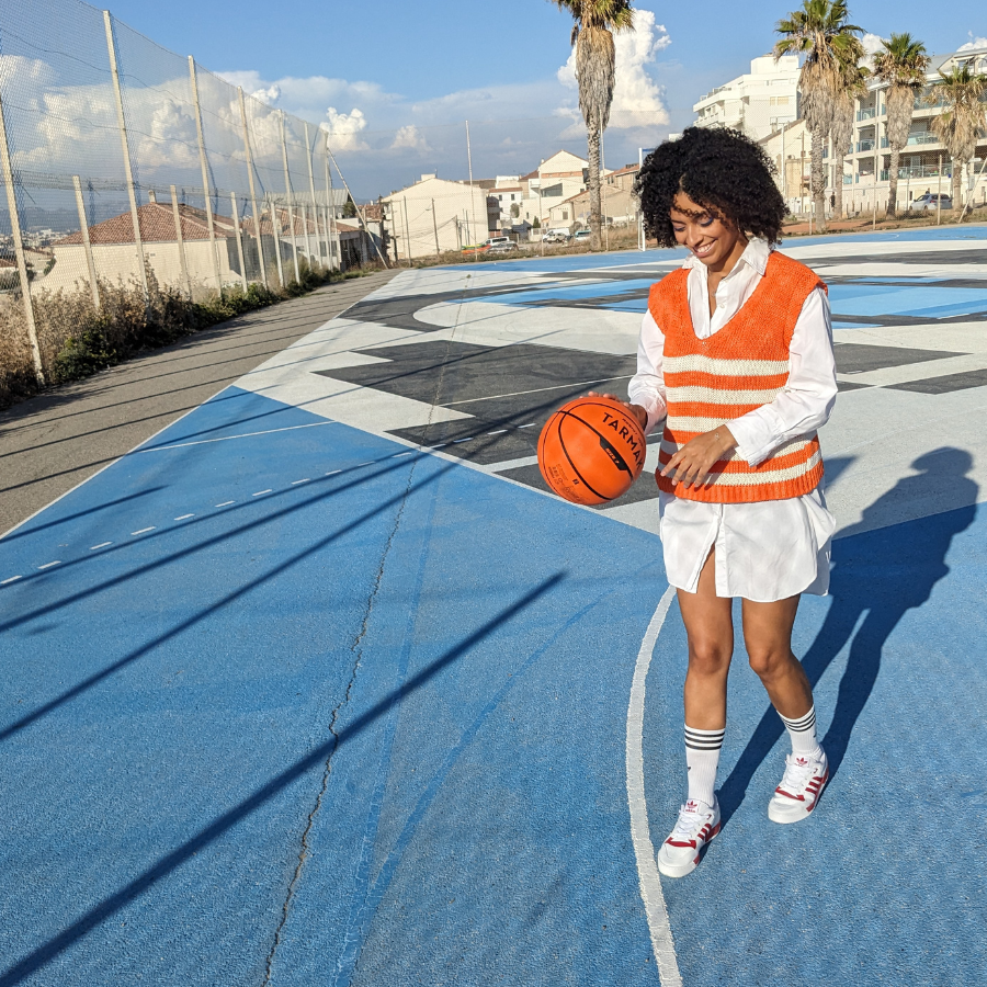 Gilet lena orange