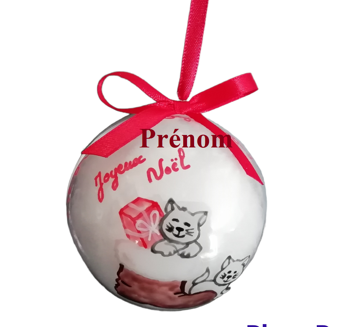 boule de Noël personnalisée