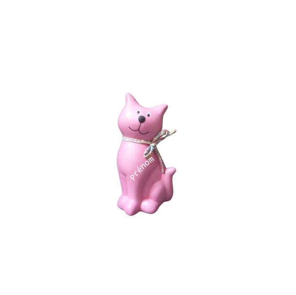 tirelire chat personnalisé