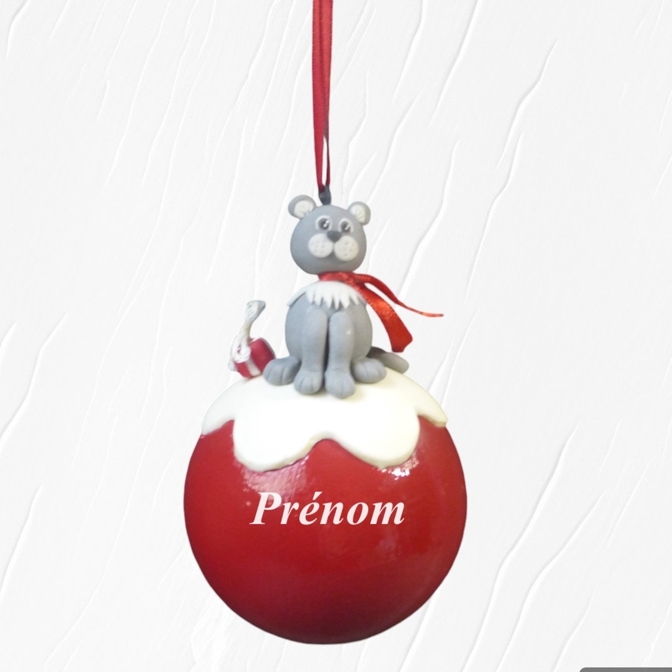 boule de noel personnalisée