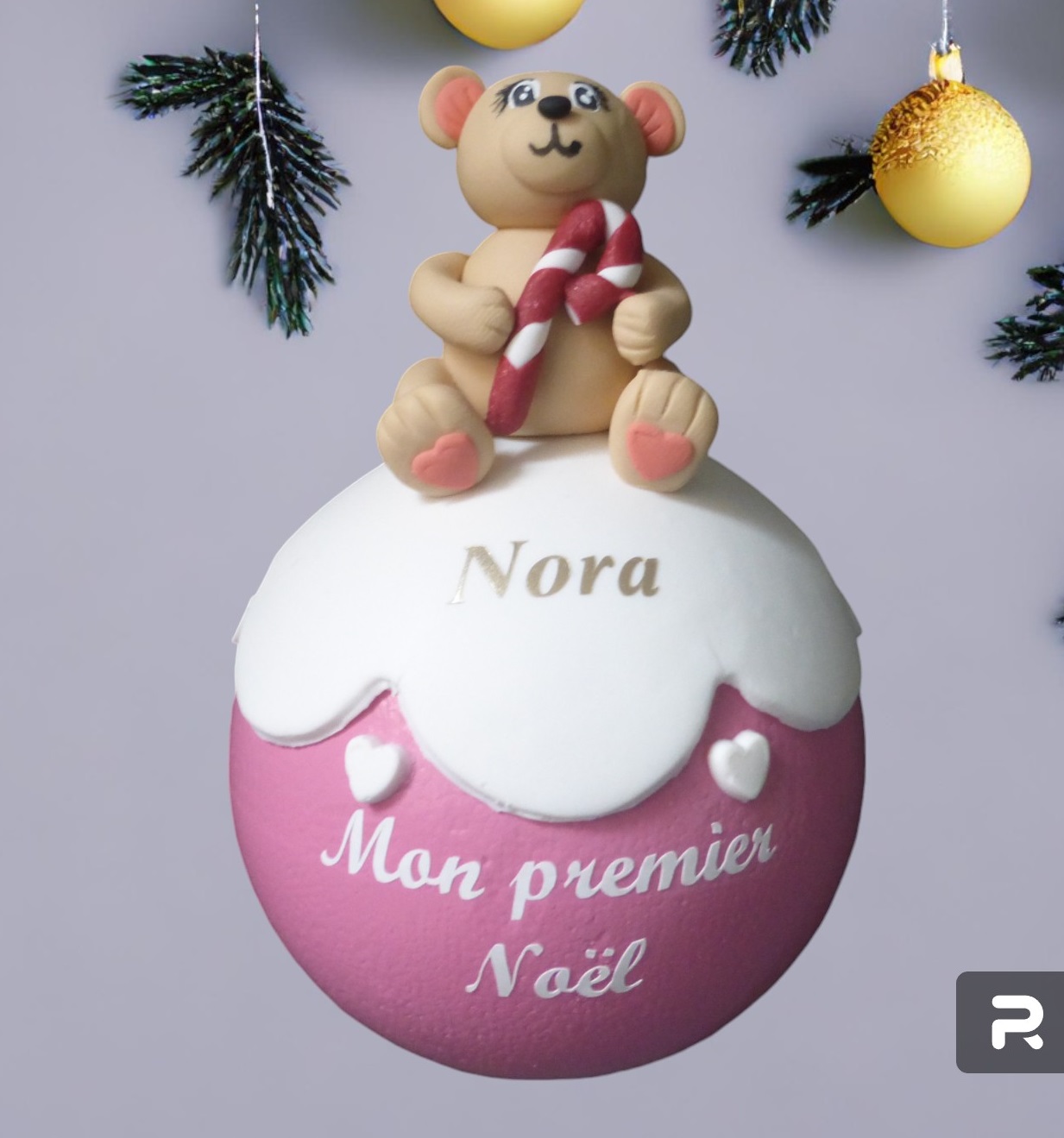 boule de Noël personnalisée