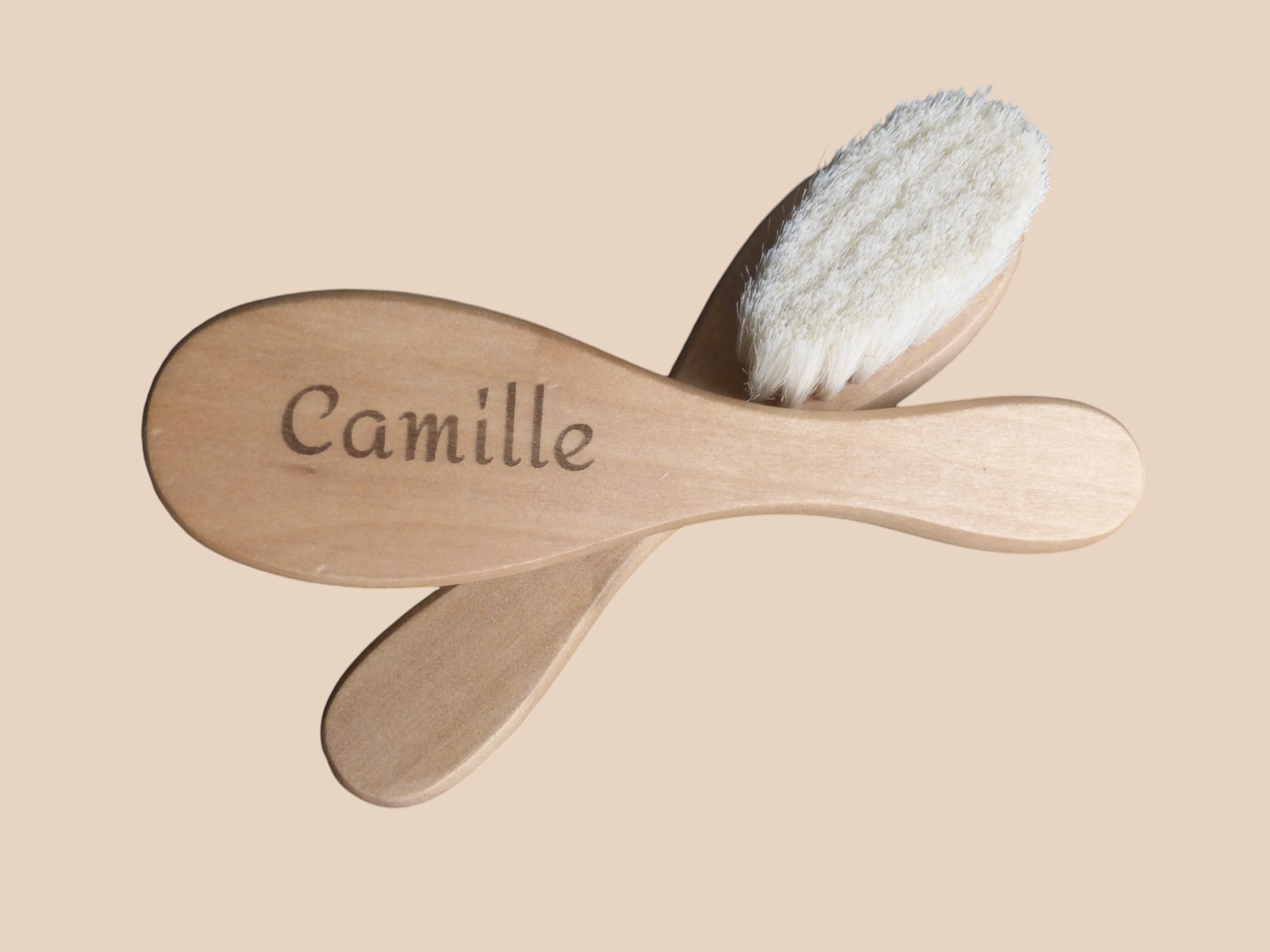 brosse bébé personnalisée