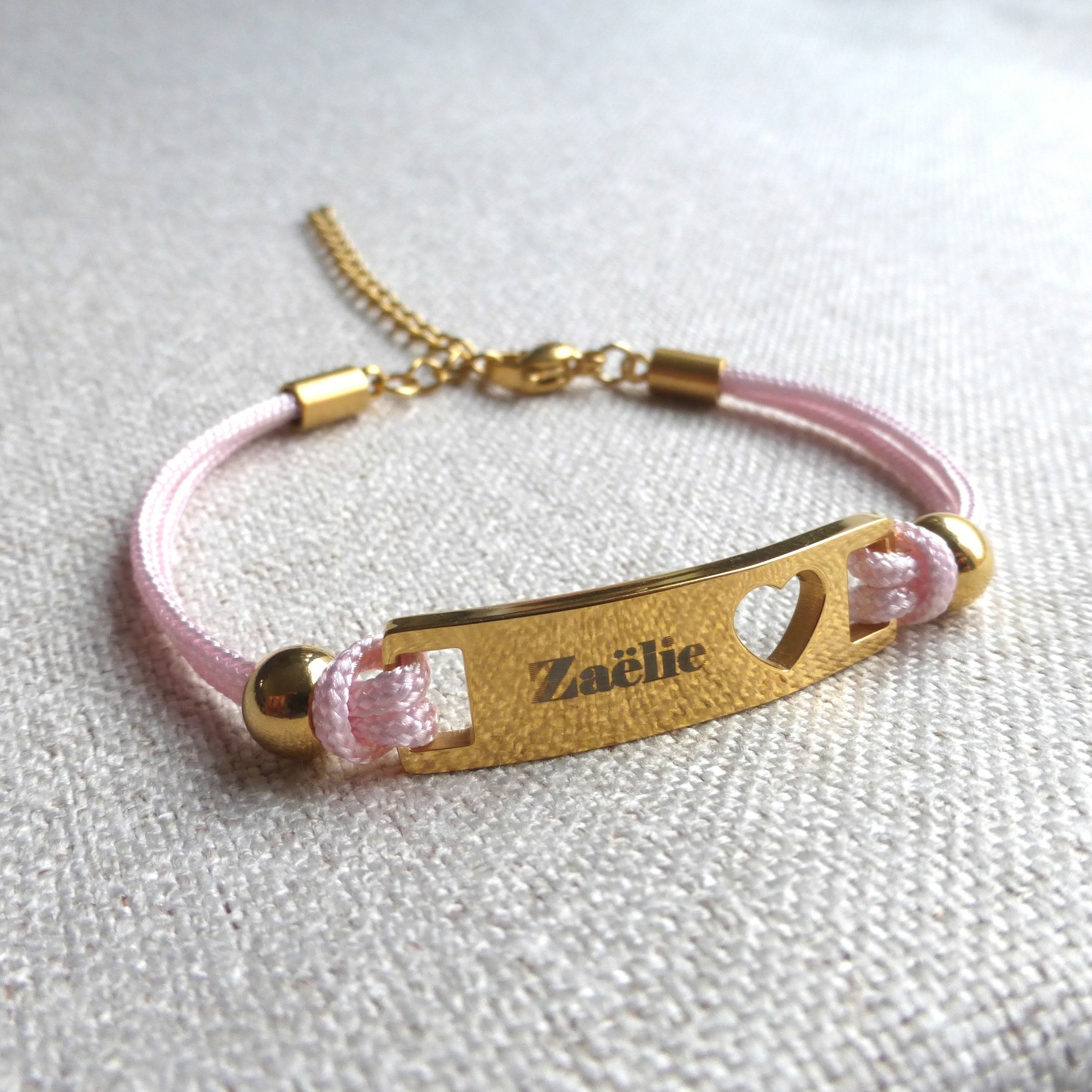 bracelet personnalisé acier inoxydable