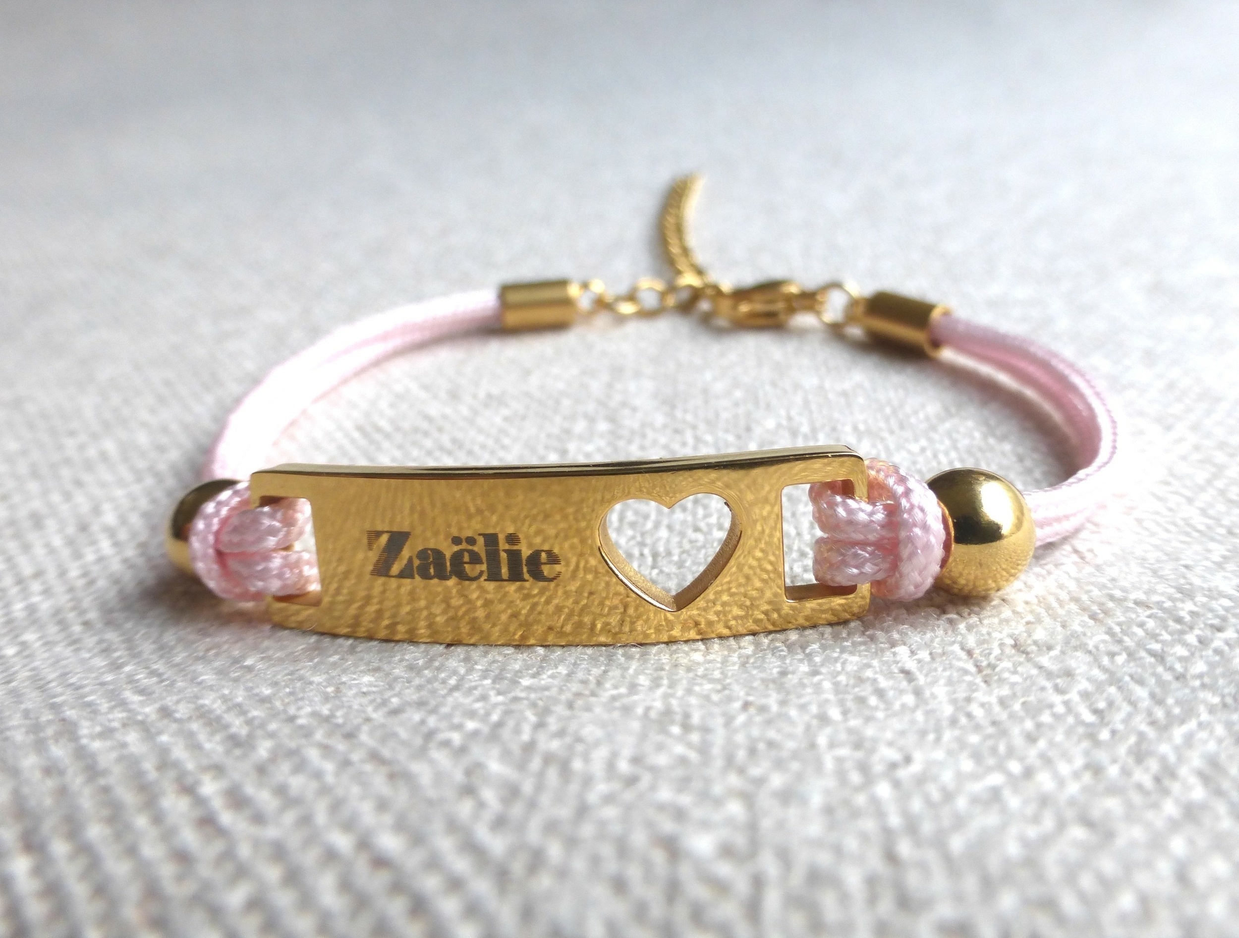 bracelet personnalisé fille