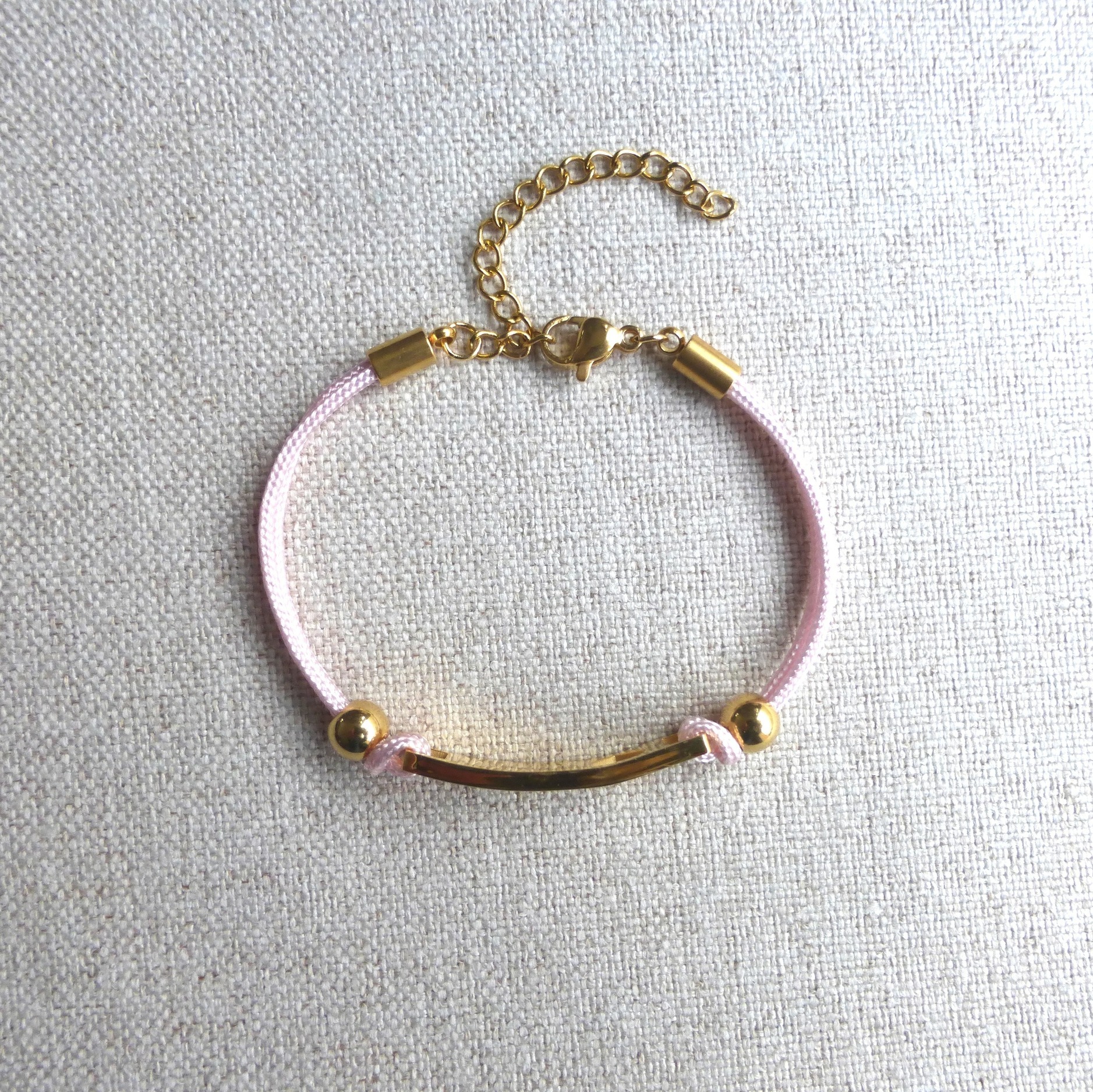 bracelet fille rose