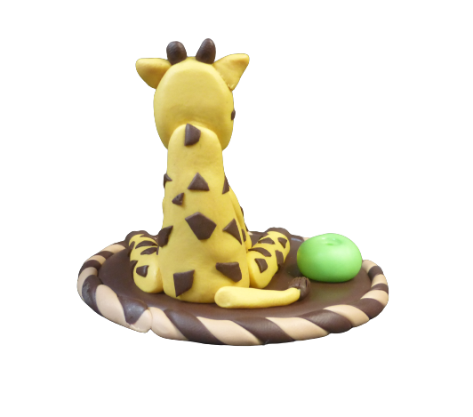 bougie personnalisée girafe (3)