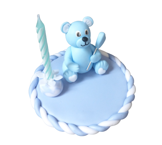 bougie anniversaire ours bleu (2)