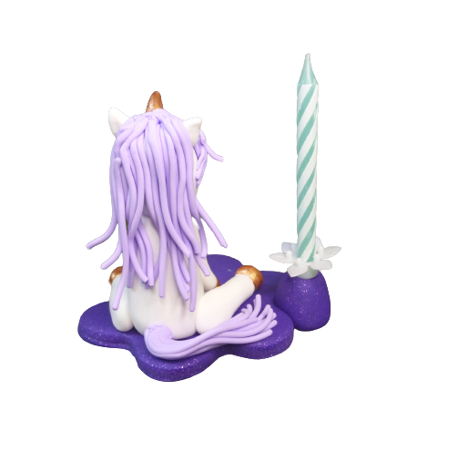 bougie danniversaire personnalisée - bougie licorne (3)