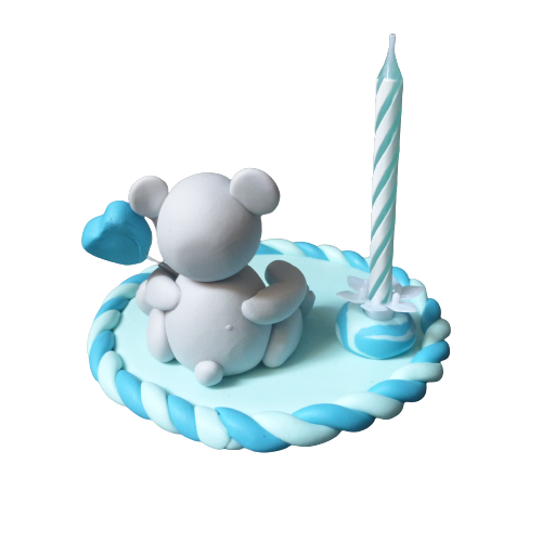 10 bougies blanches pour cercle d'anniversaire d'enfant de goki