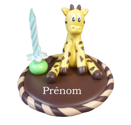 décoration de gâteau bougie d'anniversaire personnalisée