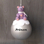 boule de noël avec prénom