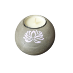 bougeoir fleur de lotus