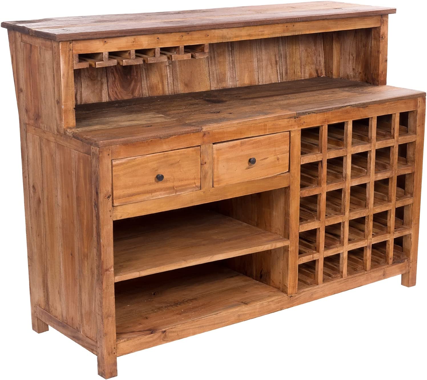 Meuble de bar en bois recyclé style minibar ou comptoir PUREWOOD