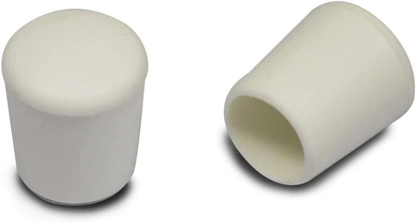 Pack de 16 embouts de protection pour tube en caoutchouc BLANC de la marque Ajile