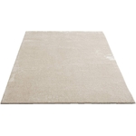 Tapis beige 120x170 cm aspect fourrure super doux et à poils courts the carpet
