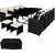Salon de jardin en Résine Tressée 12 Places avec table, 8 fauteuils et 4 tabourets TecTake 800823