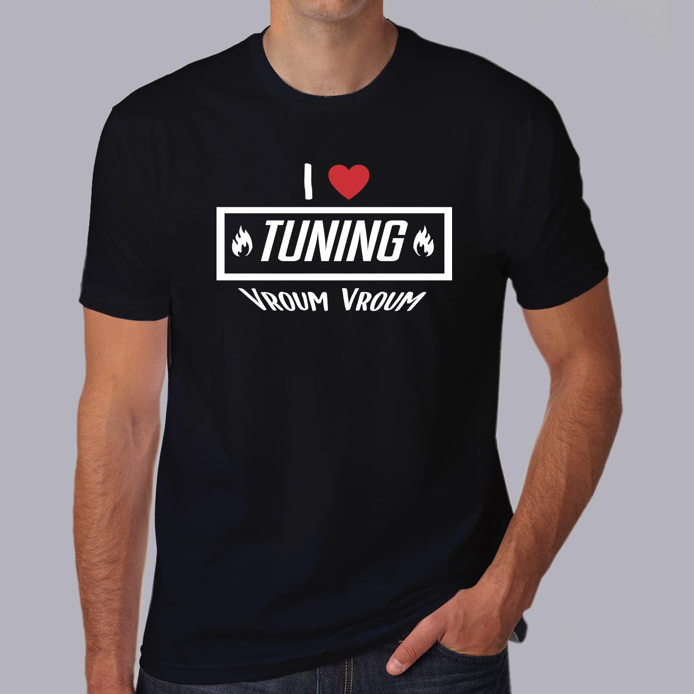 fth9-t-shirt-Humour-I-love-tuning-bauf-homme-femme-hn