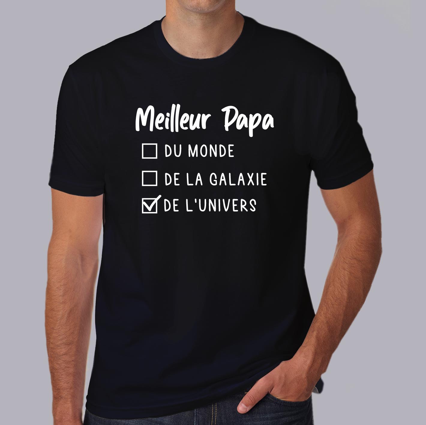 ffpa2-famille-papa-meilleur-papa-de-la-galaxie-fête-des-pères-t shirt-noir