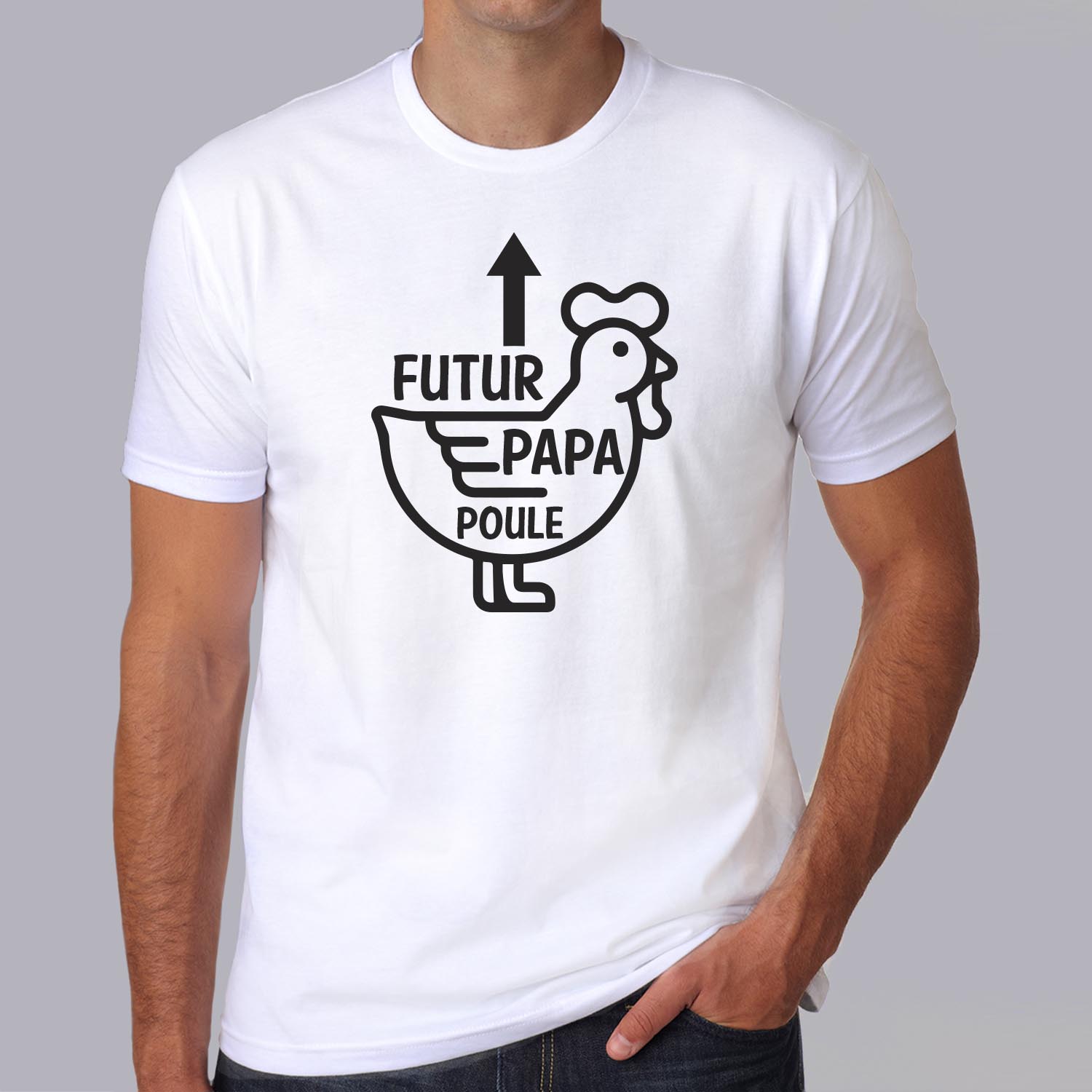 ffpa3-famille-papa-futtur-papa-poule-fête-des-pères-t shirt-blanc-hb