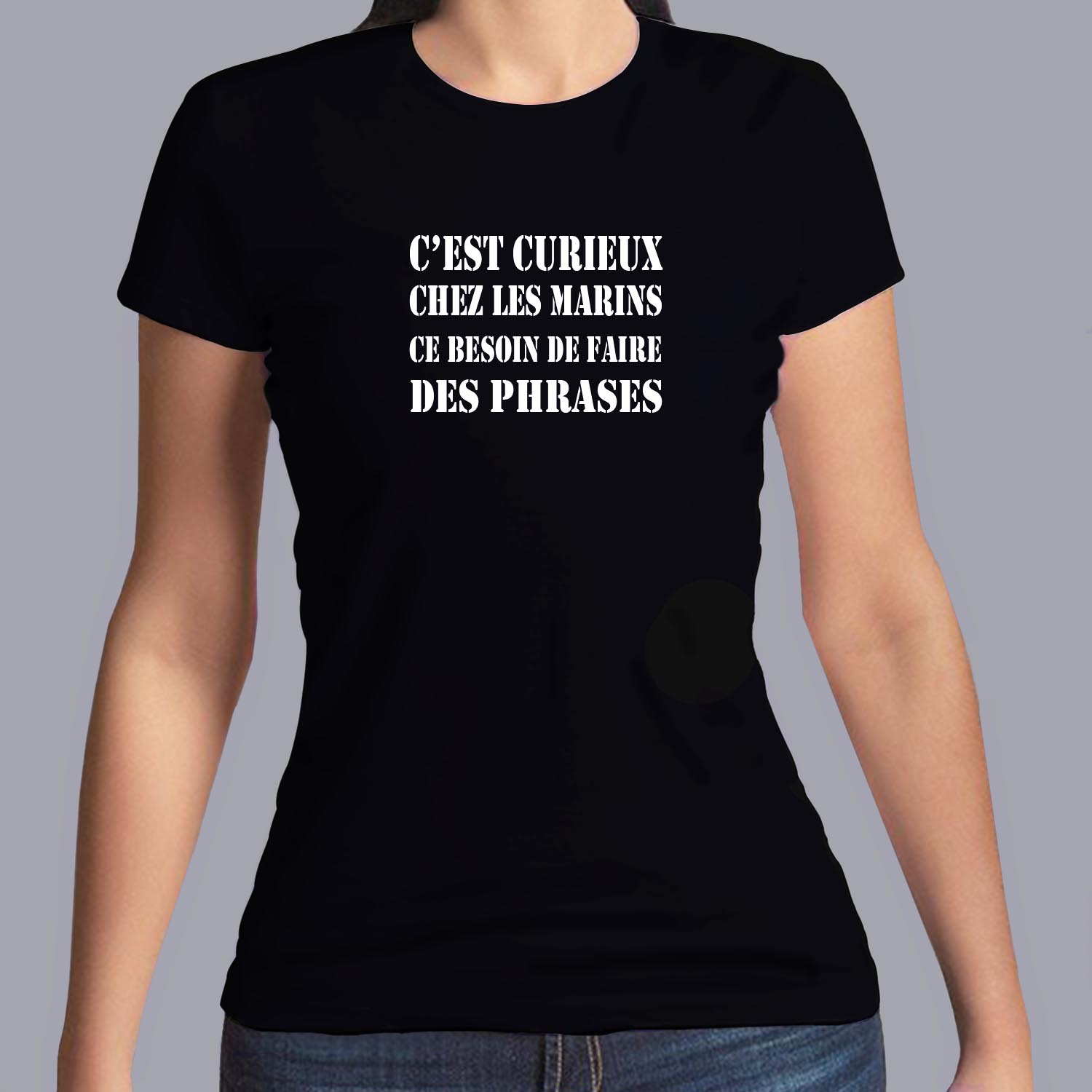 T Shirt Les Tontons flingueurs C est curieux chez les marins