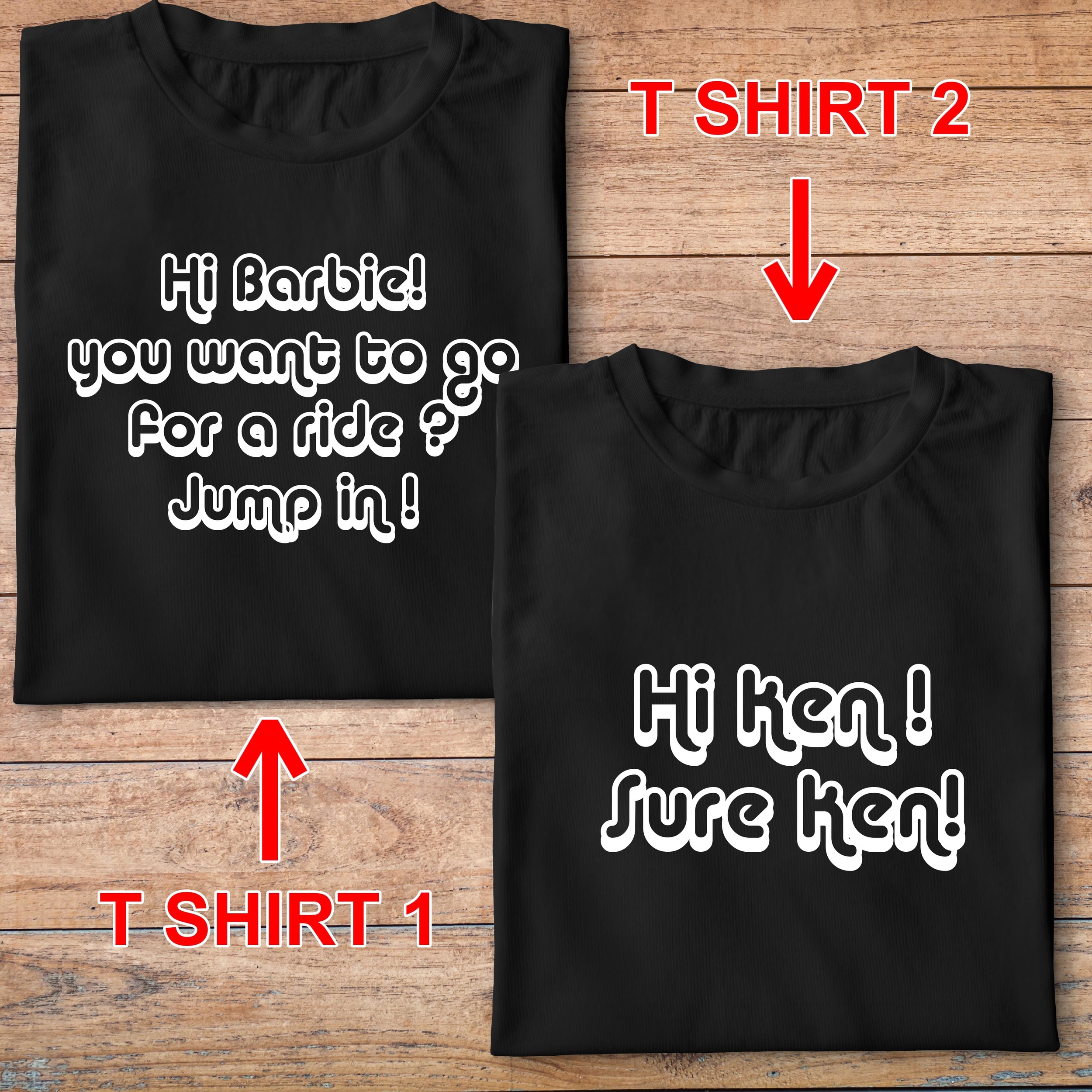 dfc2-Duo-t-shirt-paroles-aqua-barbie-girl-teeshirt-couple-h&amp;fn- fleches