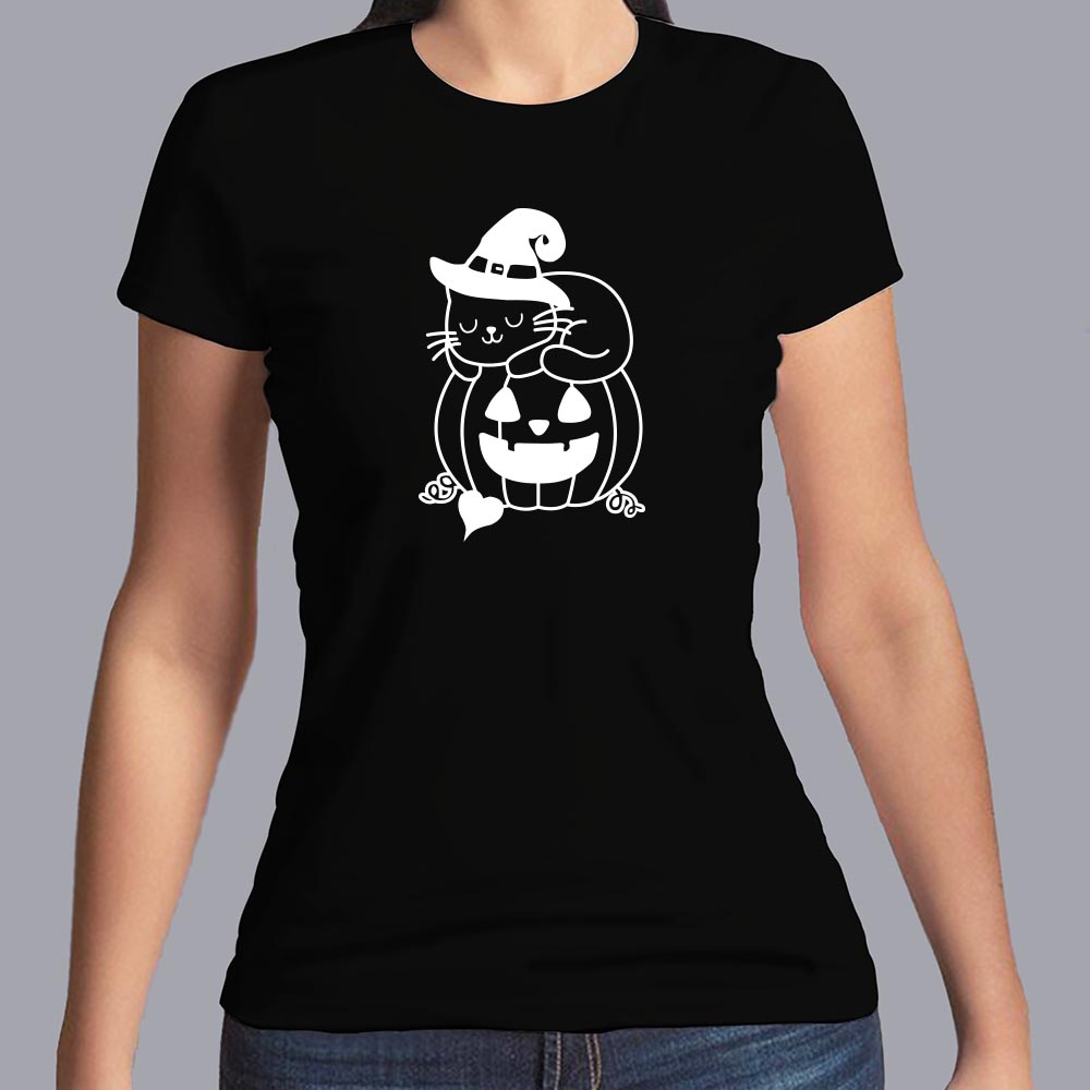 thal4-tee-shirt-halloween-t-shirt-chat-tshirt-sorcière-citrouille-femme-pn