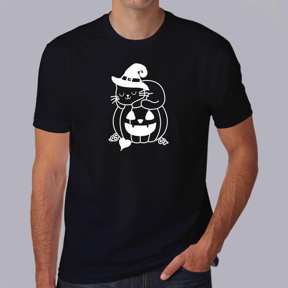 thal4-tee-shirt-halloween-t-shirt-chat-tshirt-sorcière-citrouille-homme-pn