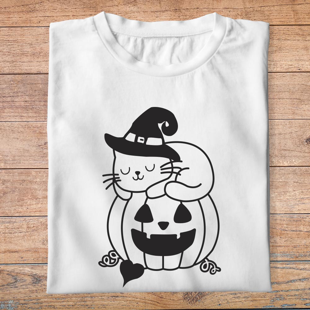 thal4-tee-shirt-halloween-t-shirt-chat-tshirt-sorcière-citrouille-homme-femme-pb
