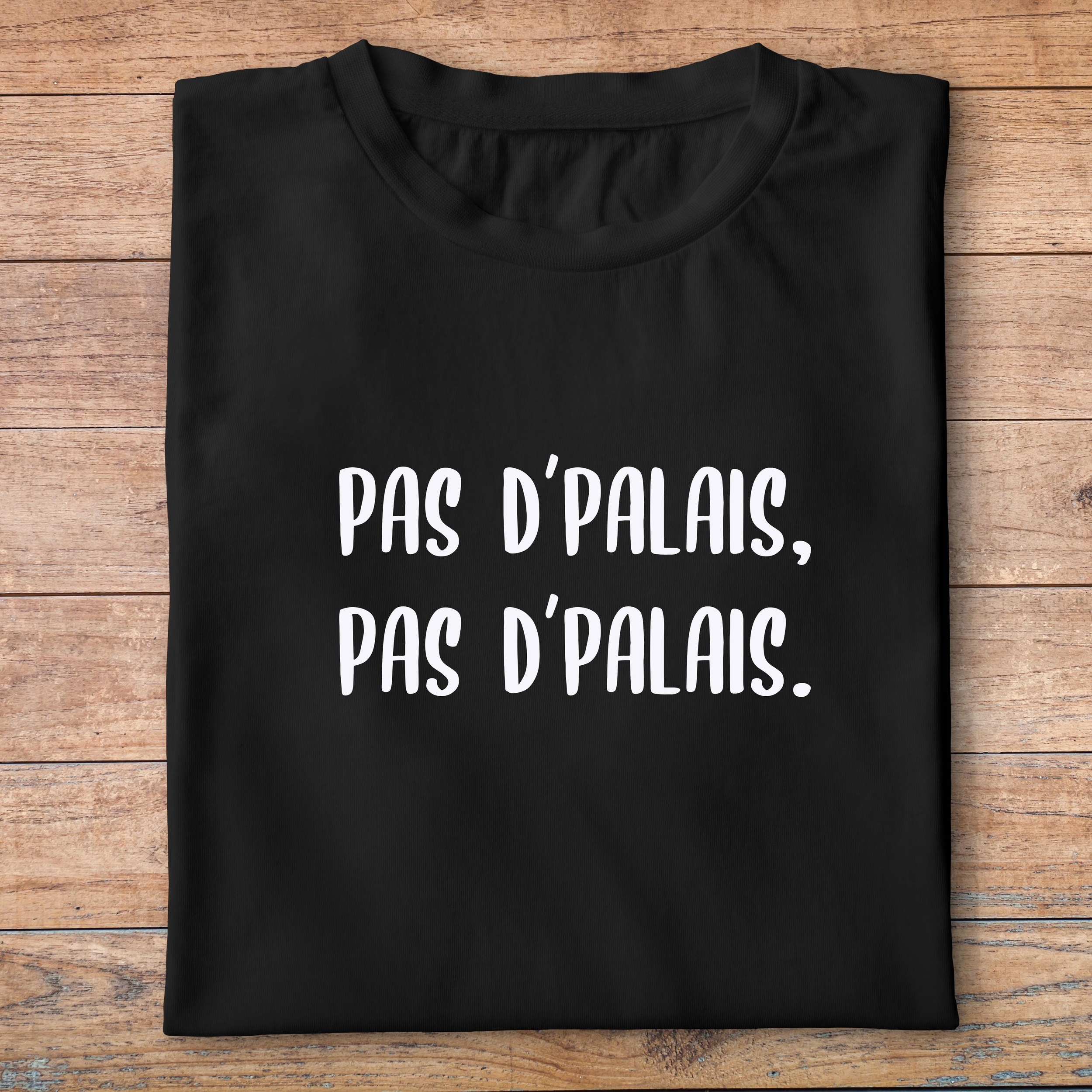 famc4- Astérix mission Cléopatre- pas dpalais pas dpalais - t shirt plié homme - couleur noir