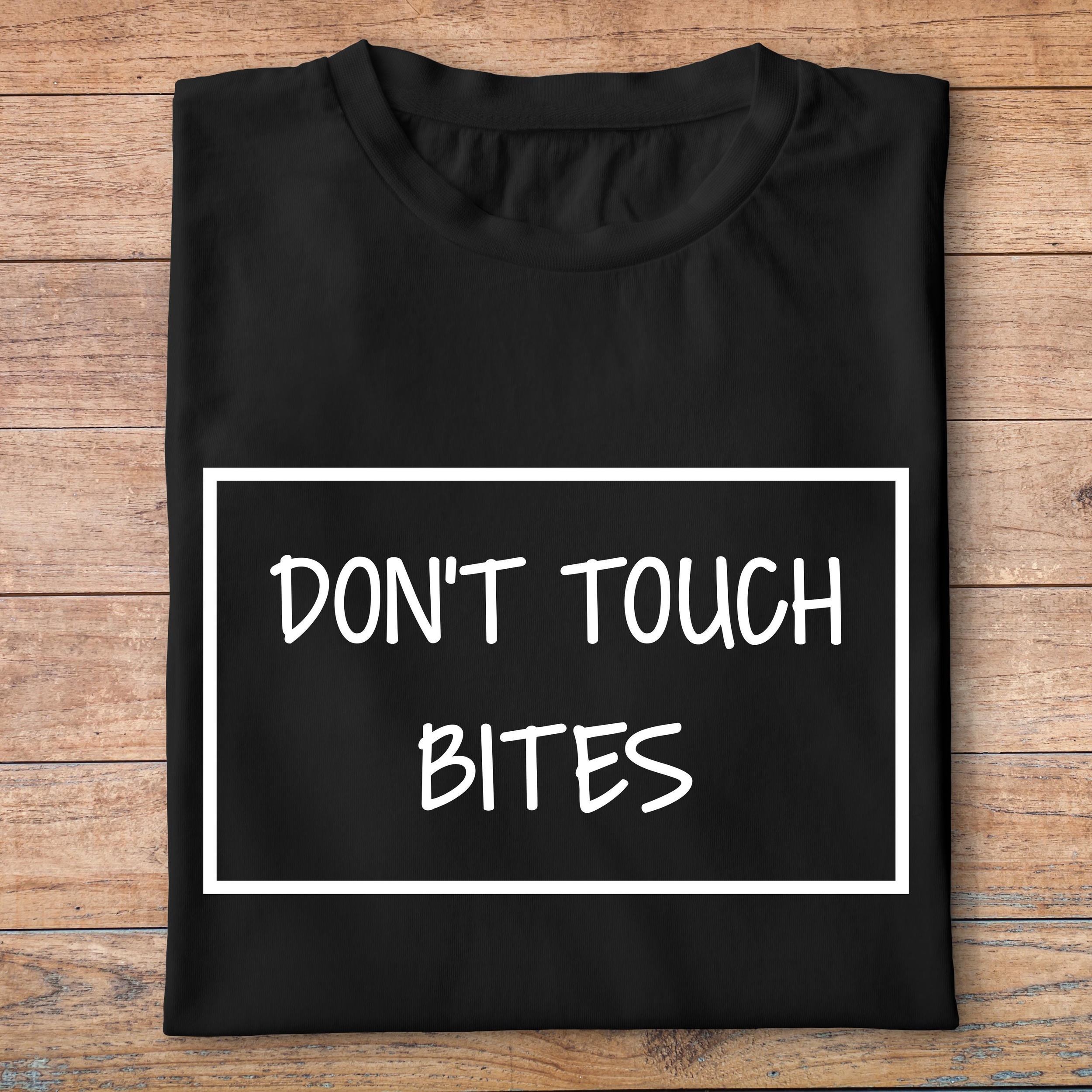 fm1- Malcolm -dont touch bites- t shirt plié homme - couleur noir