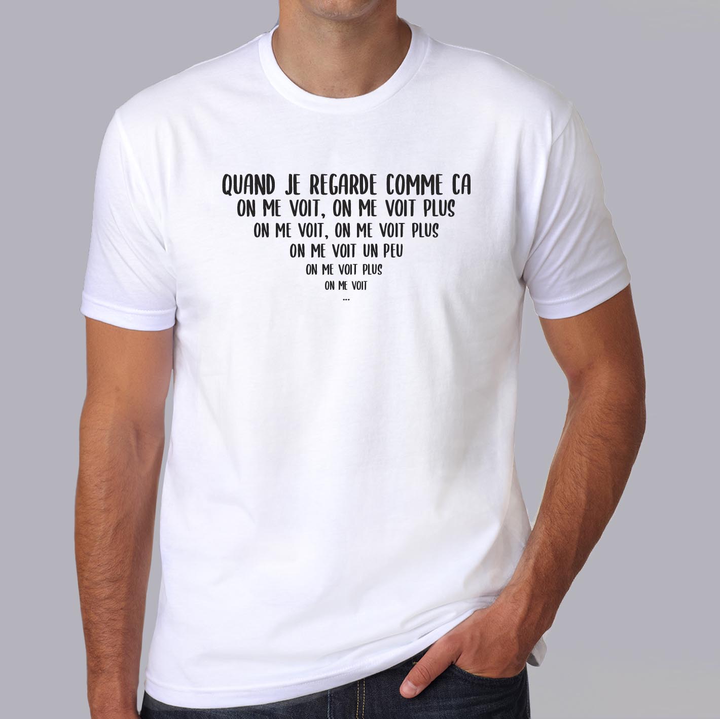 famc2-Astérix-mission-Cléopatre-T-shirt-quand-je-regarde-comme-ca-on-me-voit-tee-shirt-homme-film-francais-culte-HB