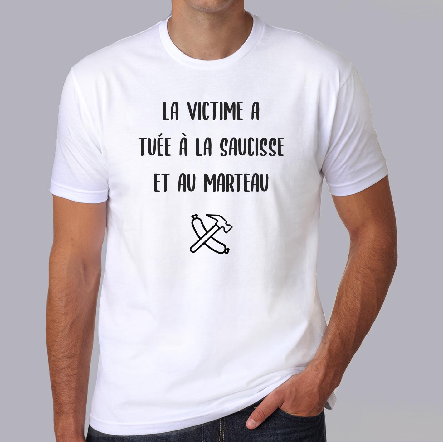 flcdlp2-La-cité-de-la-peur-la-vitctime-a-été-tuée-a-la-saucisse-et-au-marteau-t-shirt-tee-shirt-citation-film-francais-culte-HB