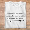 fk18- Kaamelott  Je voudrais pas faire ma raclette mais la soirée s'annonce pas super - t shirt plié homme - couleur blanc