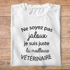 ftm2bis-t-shirt-Ne soyez pas jaloux-je-suis-la-meilleure-veterinaire-tee-shirt-veto-animaux-tshirt-métier-pb