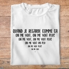 famc2- Astérix mission Cléopatre- Quand je regarde comme ca on me voit- t shirt plié homme - couleur blanc