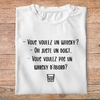 flcdlp5- La cité de la peur - Vous voulez un whisky oh juste un doigt vous voulez pas un whisky d'abord - t shirt plié homme - couleur blanc