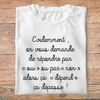 flpneuo8- Le père noël est une ordure - Evidemment on vous demande de répondre par oui ou par non alors ca dépend ça dépasse - tshirt plié homme - couleur blanc