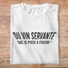 flv1- Les Visieurs- Du vin servante que j'pisse a foison - t shirt plié homme - couleur blanc