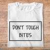 fm1- Malcolm -don't touch bites- t shirt plié homme - couleur blanc