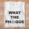 fa1- animaux - What the phoque - t shirt plié homme - couleur blanc