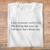 fa9- animaux - définition love chat - t shirt plié homme - couleur blanc