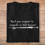 fk8- Kaamelott - faut pas respirer la compte ca fait tousser - t shirt plié homme - couleur noir
