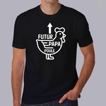 ffpa3-famille-papa-futtur-papa-poule-fête-des-pères-t shirt-blanc-hn