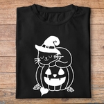 thal4-tee-shirt-halloween-t-shirt-chat-tshirt-sorcière-citrouille-homme-femme-pn